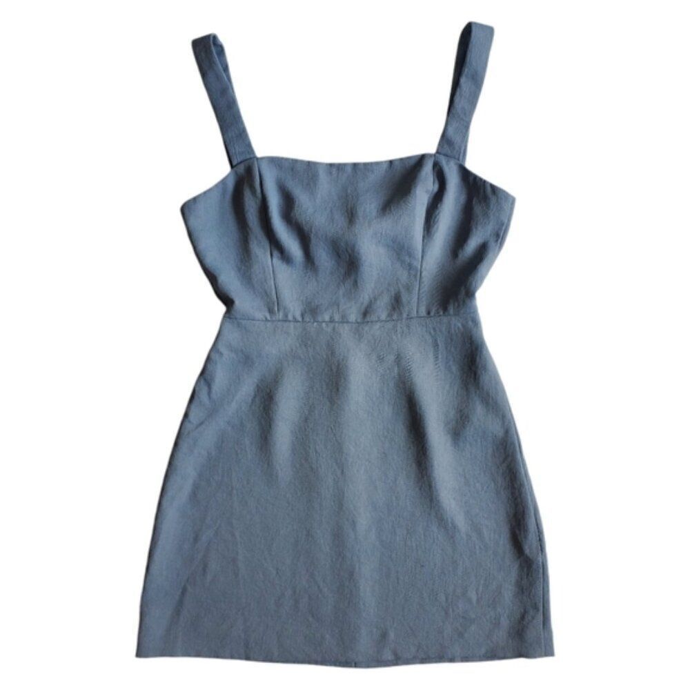 Wilfred Granite Blue New Encoulement Tie Back Dress Size 2